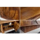 Design komód Modéco 170 cm barna mangó