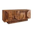 Design komód Modéco 170 cm barna mangó