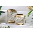 Malia lámpás 19cm fehér-arany