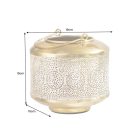 Malia lámpás 19cm fehér-arany