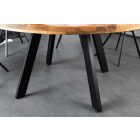 Kerek étkezőasztal Thunder 140 cm mangó