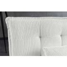 Aria fekvőhellyé alakítható 3 személyes kanapé 195cm bézs kord 