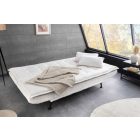 Aria fekvőhellyé alakítható 3 személyes kanapé 195cm bézs kord 