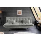 Aria fekvőhellyé alakítható 3 személyes kanapé 195cm világosszürke kord 