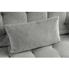 Aria fekvőhellyé alakítható 3 személyes kanapé 195cm világosszürke kord 