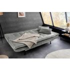 Aria fekvőhellyé alakítható 3 személyes kanapé 195cm világosszürke kord 