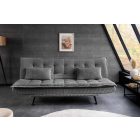 Aria fekvőhellyé alakítható 3 személyes kanapé 195cm szürke kord 