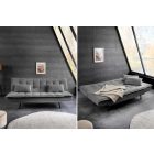 Aria fekvőhellyé alakítható 3 személyes kanapé 195cm szürke kord 