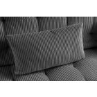 Aria fekvőhellyé alakítható 3 személyes kanapé 195cm szürke kord 