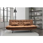 Aria fekvőhellyé alakítható 3 személyes kanapé 195cm barna  