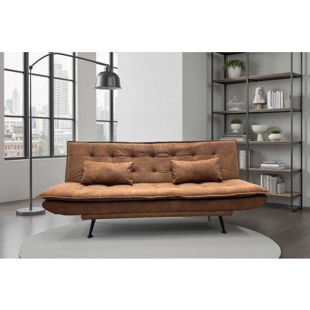 Aria fekvőhellyé alakítható 3 személyes kanapé 195cm barna  