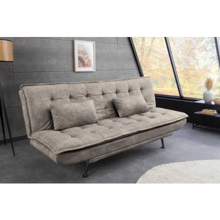 Aria fekvőhellyé alakítható 3 személyes kanapé 195cm szürkésbarna taupe  