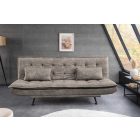 Aria fekvőhellyé alakítható 3 személyes kanapé 195cm szürkésbarna taupe  