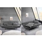 Aria fekvőhellyé alakítható 3 személyes kanapé 195cm szürke  