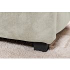 Design ágy Laney 180 x 200 cm pezsgő bézs bársony ágyneműtartóval