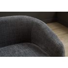 Design kanapé Luna 200 cm 3 személyes szürke zsenília 