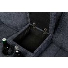 Design 5 üléses mozifotel Movie sötétszürke