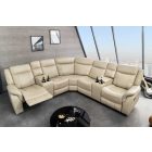 Design 5 üléses mozifotel Movie bézs műbőr