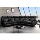 Design 5 üléses mozifotel Movie fekete műbőr