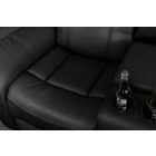 Design 5 üléses mozifotel Movie fekete műbőr