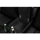 Design 5 üléses mozifotel Movie fekete műbőr