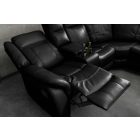 Design 5 üléses mozifotel Movie fekete műbőr