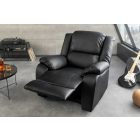 Design egy személyes mozifotel Movie fekete műbőr