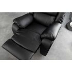 Design egy személyes mozifotel Movie fekete műbőr