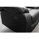 Design egy személyes mozifotel Movie fekete műbőr