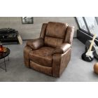 Design egy személyes mozifotel Movie antik barna műbőr