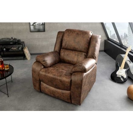 Design egy személyes mozifotel Movie antik barna műbőr