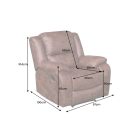 Design egy személyes mozifotel Movie antik barna műbőr