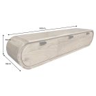 Design TV asztal Lorelei 160 cm akác