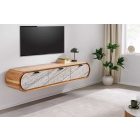 Design TV asztal Lorelei 160 cm akác / kő 