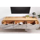 Design TV asztal Lorelei 160 cm akác / kő 