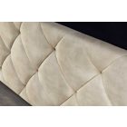 Design ágyneműtárolós ágy Royalis 180x200 cm pezsgő bézs bársony