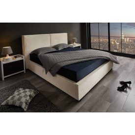 Design ágyneműtárolós ágy Arlo 180x200 cm bézs kord