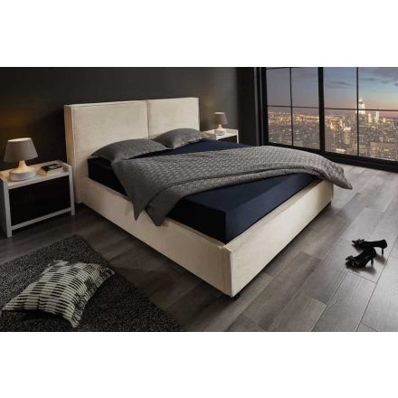 Design ágyneműtárolós ágy Arlo 180x200 cm bézs kord