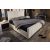 Design ágyneműtárolós ágy Imperial 180x200 cm krém bouclé
