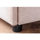 Stílusos éjjeliszekrény Laney led világítással 55 cm bézs