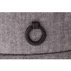 Lunaris kerek éjjeliszekrény led világítással 55 cm szürke