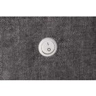 Lunaris ovális éjjeliszekrény led világítással 55 cm szürke