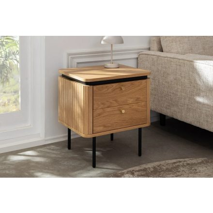Stílusos éjjeliszekrény Velora 55cm tölgy 