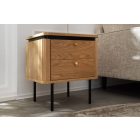 Stílusos éjjeliszekrény Velora 55cm tölgy 