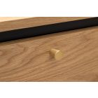 Stílusos éjjeliszekrény Velora 55cm tölgy 