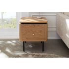 Stílusos éjjeliszekrény Velora 55cm tölgy 