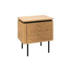 Stílusos éjjeliszekrény Velora 55cm tölgy 