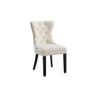 Design szék Queen II. bézs len