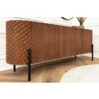 Design komód Nobile 180 cm 3D barna mangófa