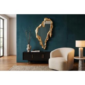 Design tükör Meltis 150 cm arany